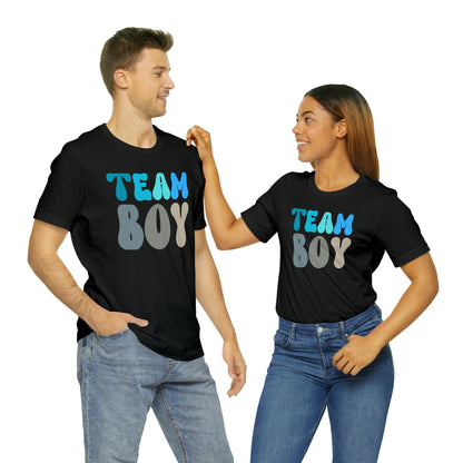 Cute Baby Announcement Shirt for Gender Reveal, Team Boy Shirt for Gender Reveal, Gender Announcement Gift for Her, T398