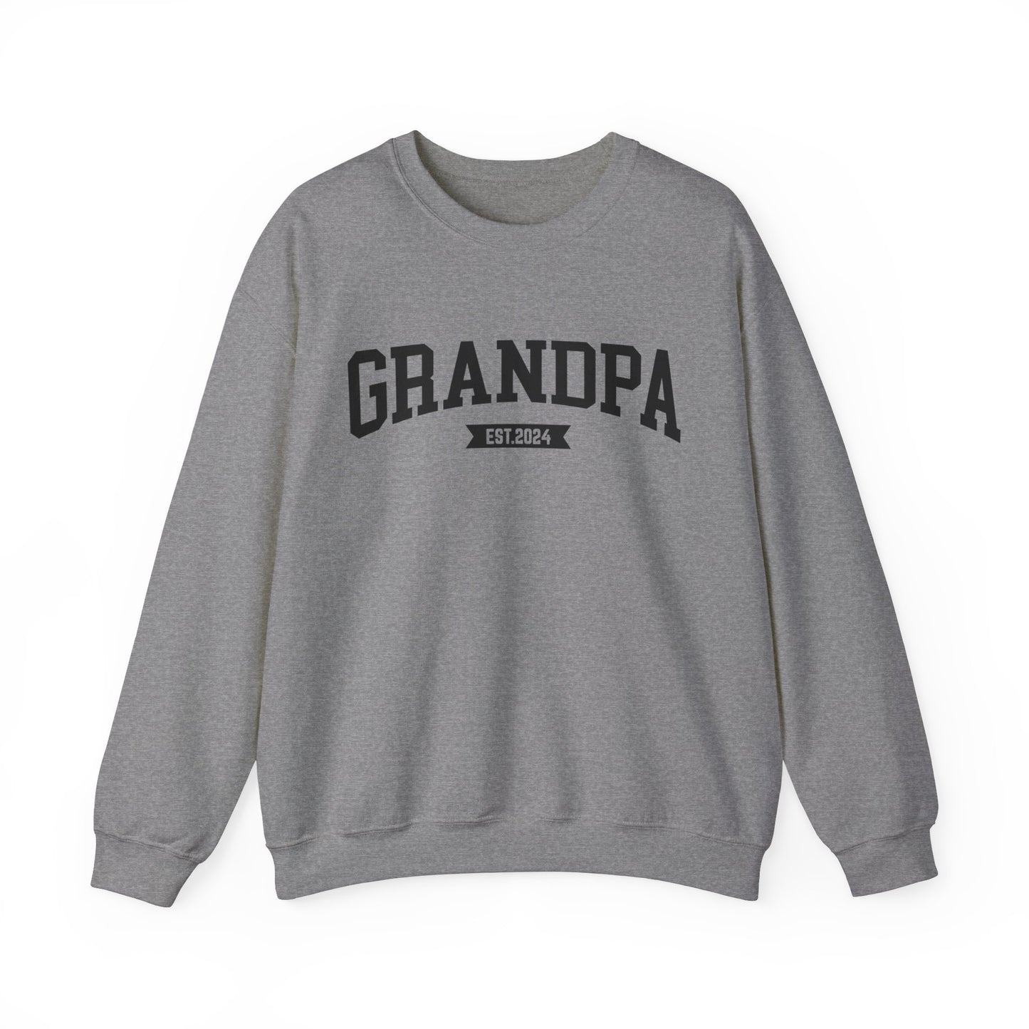 New Grandpa est Sweatshirt, Custom Father Day Sweatshirt, Custom Fathers day Gift, Custom Grandpa Sweatshirt, Grandpa Gift, Dad shirt, S1653