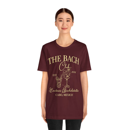 Custom The Bach Club Shirt, Custom Location Bachelorette Shirt, Personalized Bride Shirt, Future Bride Shirt for Bridal Party, T1494