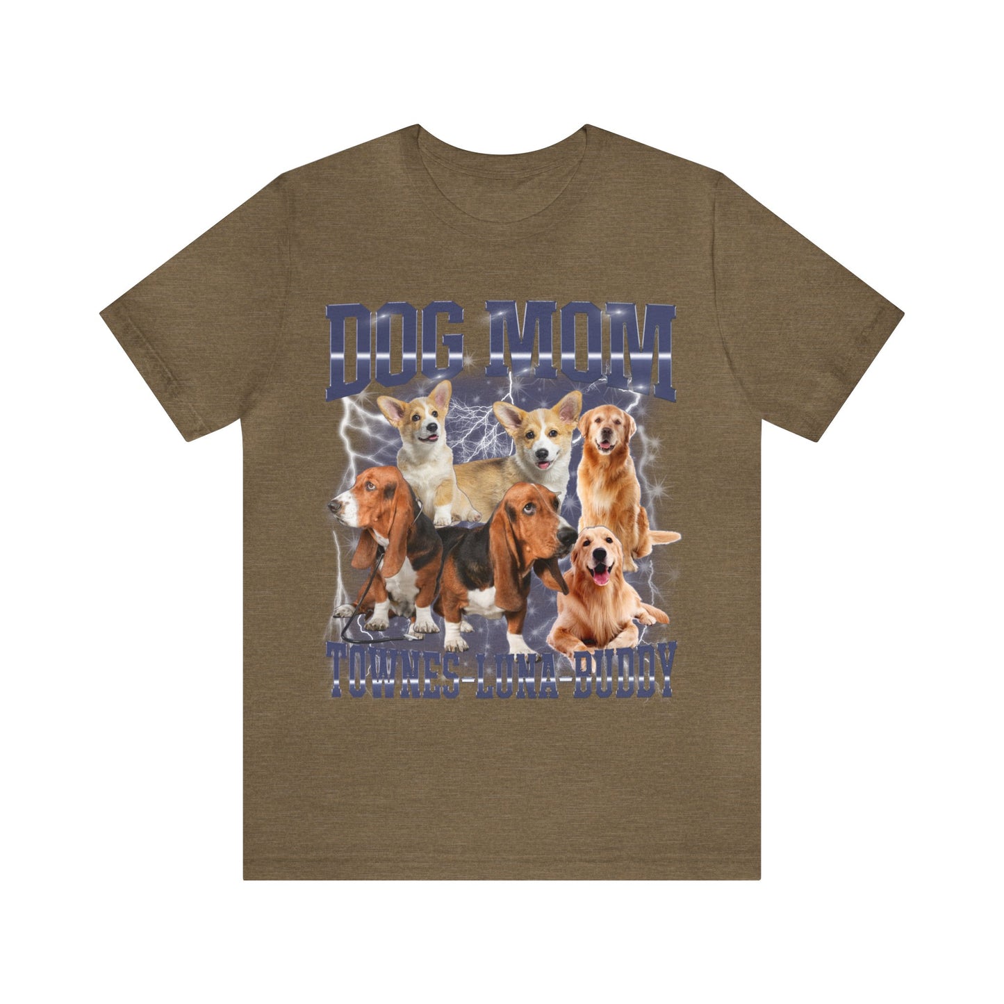 Custom Retro Dog Bootleg Shirt, Dog Mom Shirt, Dog Bootleg Retro 90's Tee, Custom Pet Photo, Custom Pet Portrait, Pet Lovers Gift, T1433