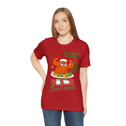 Christmas Calories Don't Count Shirt, Funny Christmas Shirt, Christmas Gift, Xmas calories shirt, Christmas calories, T875