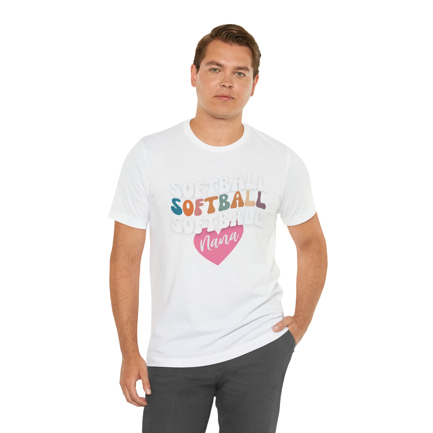 Softball Nana Shirt, Cute Softball Shirt for Grandma, Retro Softball Nana Shirt, Shirt for Nana, T330