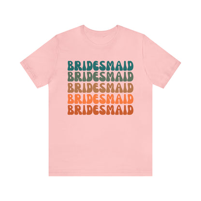 Retro Bridesmaid TShirt, Bridesmaid Shirt for Women, T288