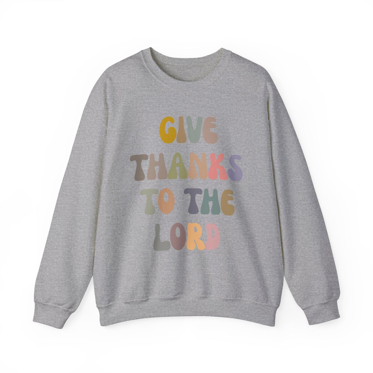 Give Thanks To The Lord Sweatshirt, Jesus Lover Sweatshirt, Godly Woman Sweatshirt, Christian Shirt for Mom, Religious Mom Sweatshirt, S1321