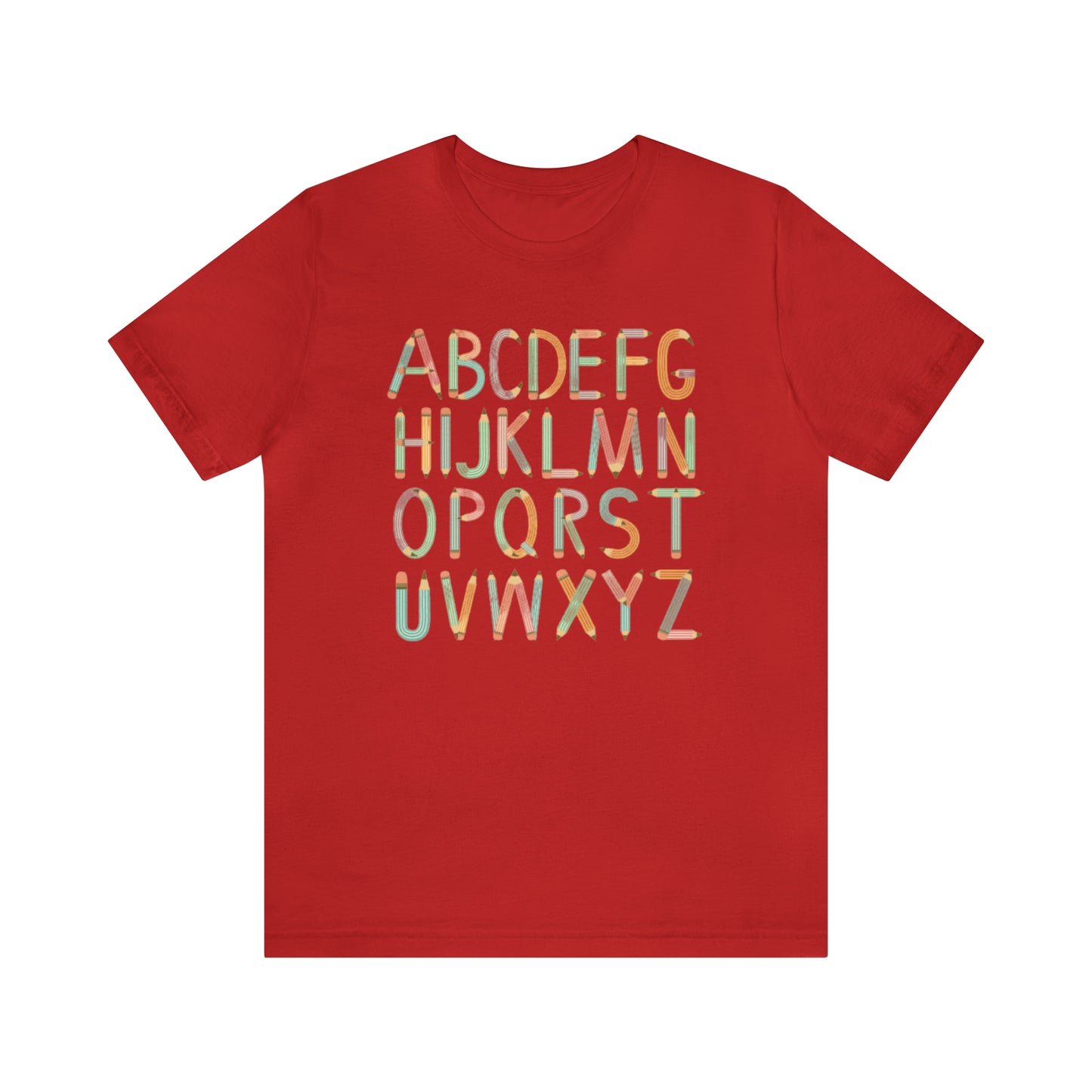 Preschool Teacher Shirt, Alphabet Shirt, ABCD Shirt, Kindergarten Teacher Shirt, Cute Teacher Shirt, T362