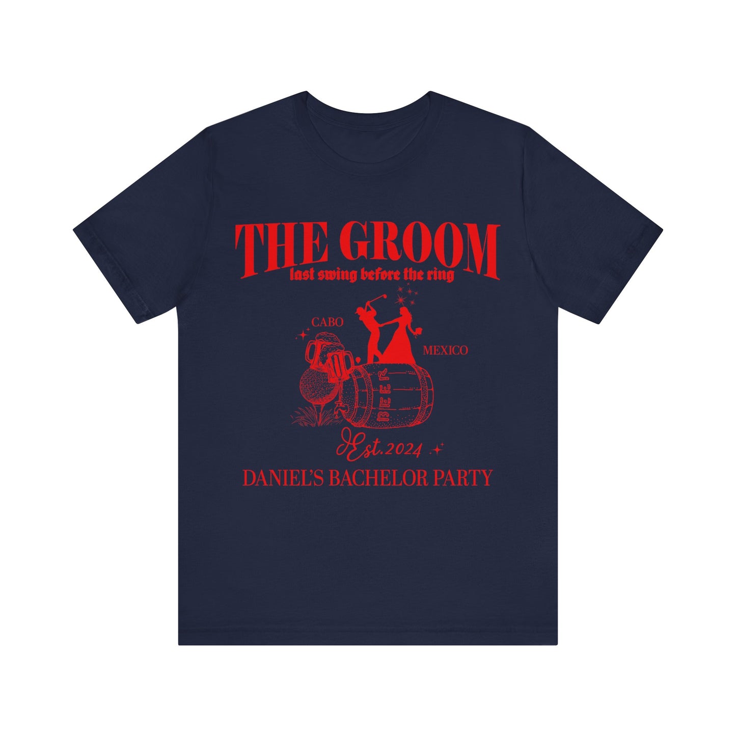 The Groom Bachelor Party Shirts, Groomsmen Shirt, Custom Bachelor Party Gifts, Group Bachelor Shirt, Golf Bachelor Party Shirt, 12 T1605