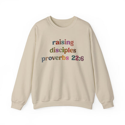 Raising Disciples Proverbs Sweatshirt, Bible Verse Sweatshirt, Godly Woman Sweatshirt, Christian Sweatshirt, Jesus Lover Sweatshirt, S1267