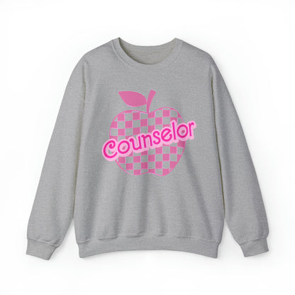 Counselor Sweatshirt, Counselor Appreciation, Counselor Shirts Pink Trendy, School Psychologist Sweatshirt Retro Cute Elementary, S843