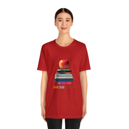 Back to school shirt funny for student, I am just here for the recess, T151