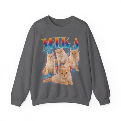 Pet Custom Vintage Sweatshirt, Custom Bootleg Rap Sweatshirt Cat Bootleg Retro 90's Sweatshirt Gift For Her, Customize Pet Sweatshirt, S1335