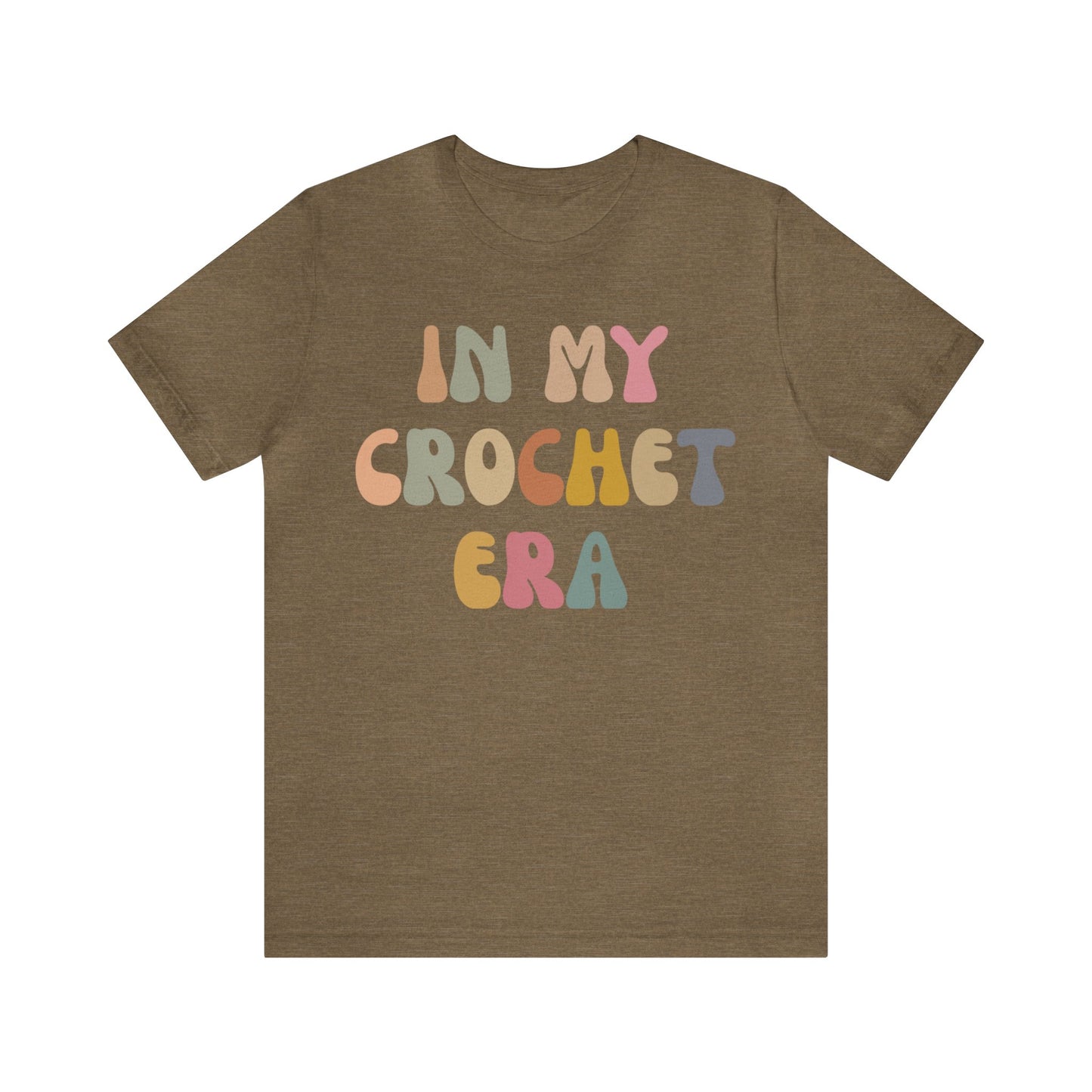 In My Crochet Era Shirt, Shirt for Women, Gift for Crochet Lover, Crochet Lover Shirt, Knitting Lover Shirt, Crafter Mom Shirt, T1166