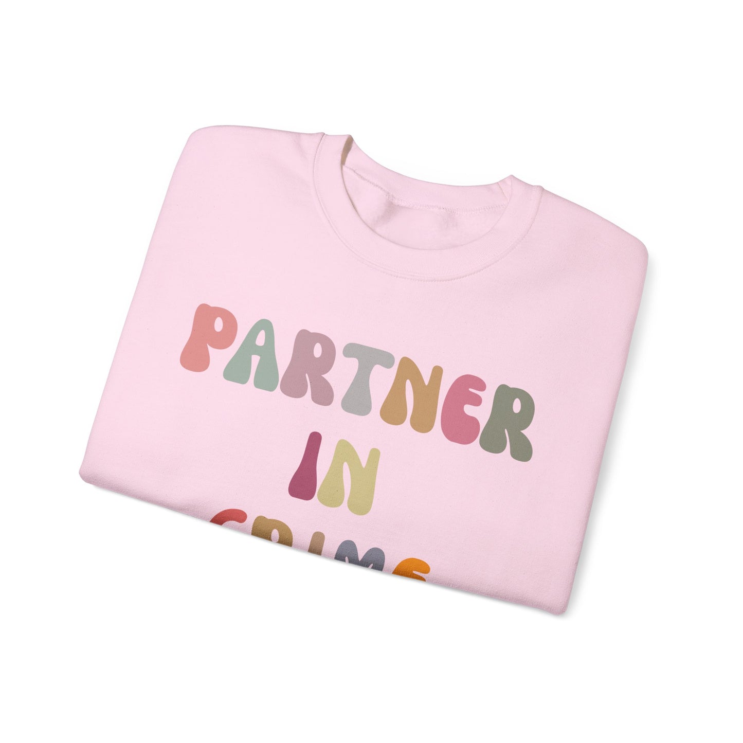 Partner In Crime Sweatshirt, Funny Best Friend Sweatshirt, Matching Besties Sweatshirt, Gift for Best Friend, BFF Sweatshirt, SW1287