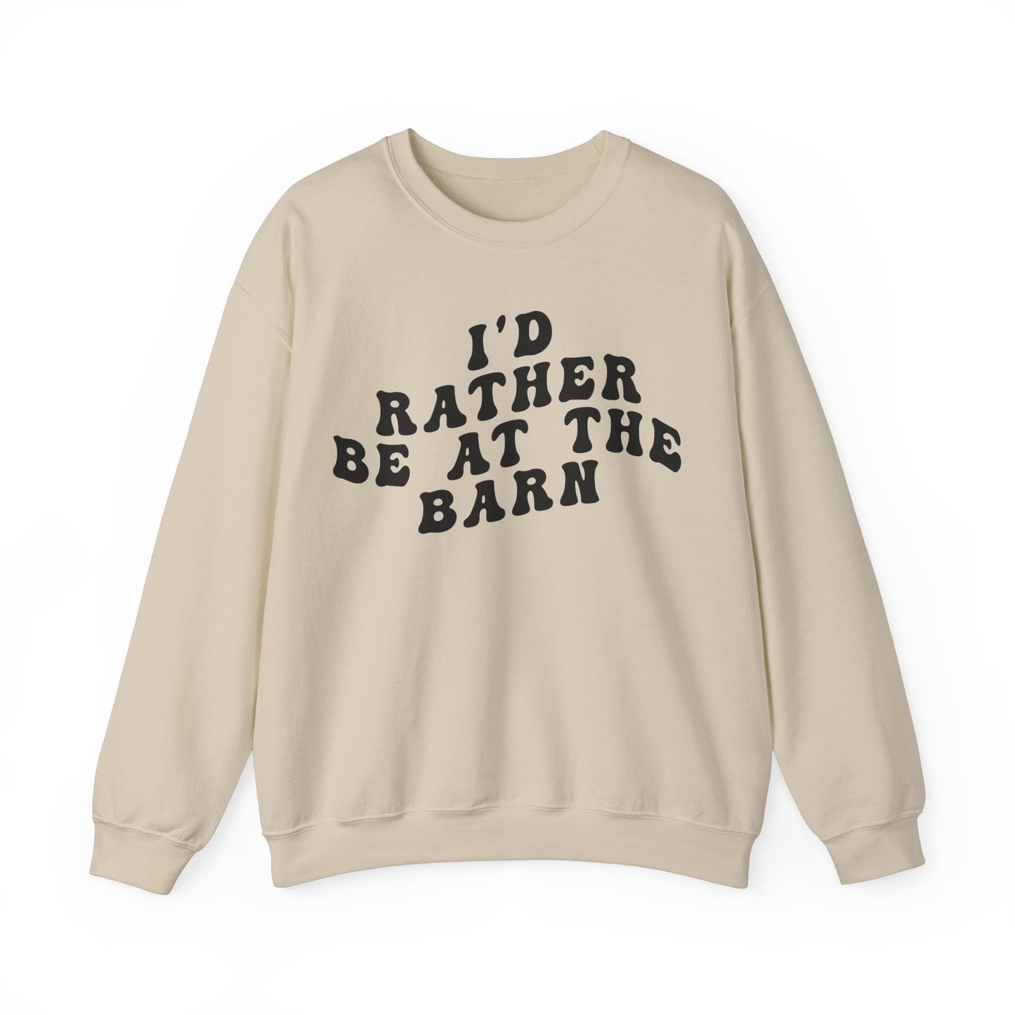 I'd Rather Be On My Barn Sweatshirt, Country Mom Shirt, Farm Life Sweatshirt, Farm Worker Sweatshirt, Horse Lover Sweatshirt, S1202