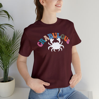 Crab Shirt for Her, Crabulous Shirt, Crab Shirt, Beach Shirt, Summer Vibe Shirt, Crab Hunt Shirt, Sea Life Shirt, Ocean Shirt, T477