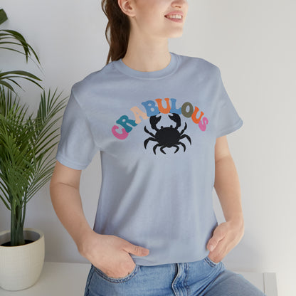 Crab Shirt for Her, Crabulous Shirt, Crab Shirt, Beach Shirt, Summer Vibe Shirt, Crab Hunt Shirt, Sea Life Shirt, Ocean Shirt, T477