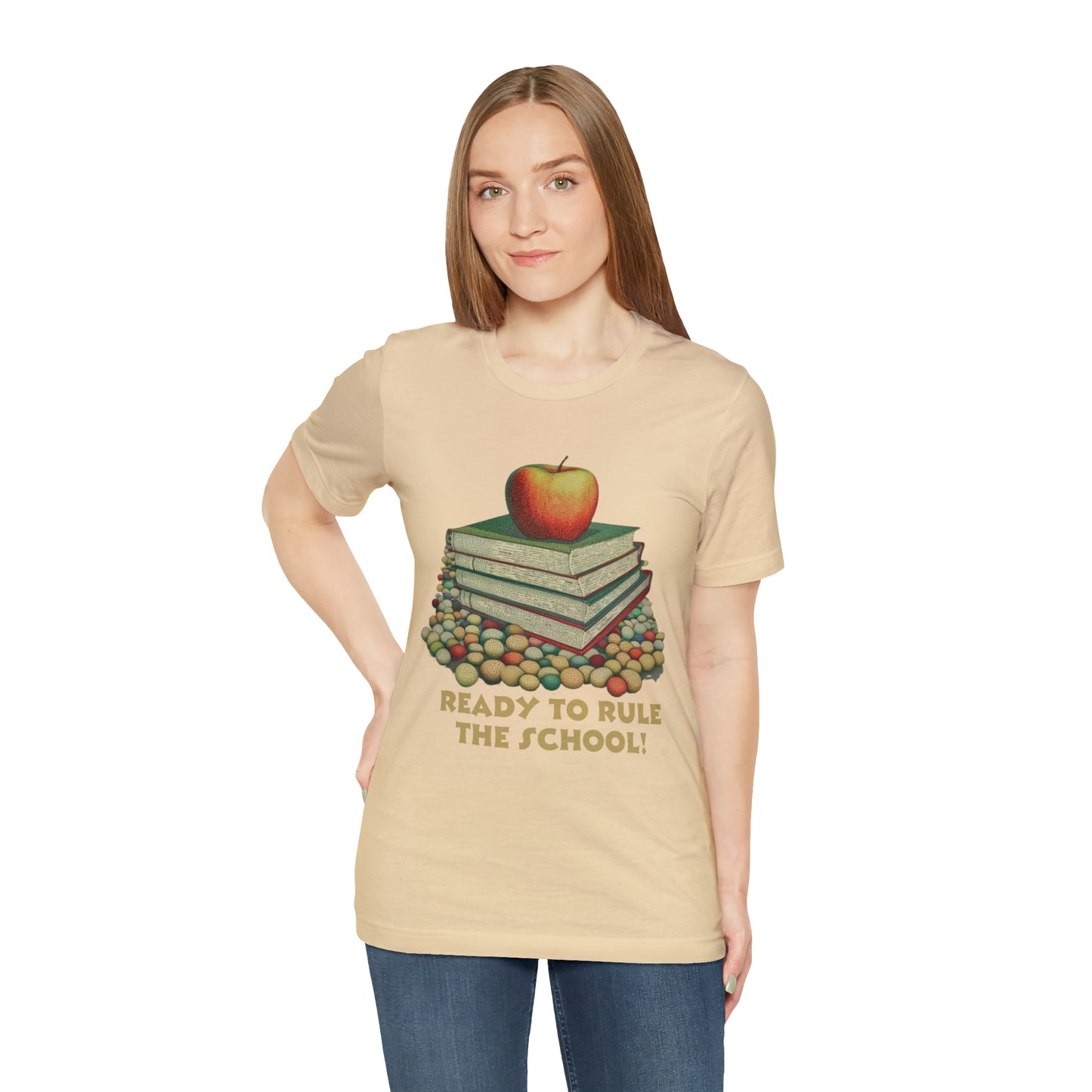 Back to school shirt funny for student - Ready to rule the school, T152