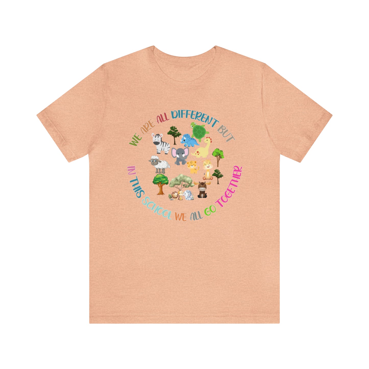 We Are Different But In This School We All Swim Together Shirt, Cute Teacher Shirt, Teacher Appreciation Shirt, T384