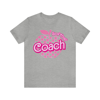 Softball Coach shirt, Pink Sport Coach Shirt, Colorful Coaching shirt, 90s Cheer Coach shirt, Back To School Shirt, Teacher Gift, T822