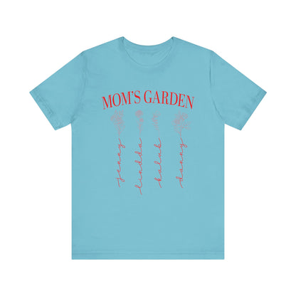 Custom Birth Month Flowers Shirt, Custom Moms Garden Shirt, Grandmas Garden Sign Shirt, Birth Month Flower Shirt,  Birth Flower Shirt, T1611