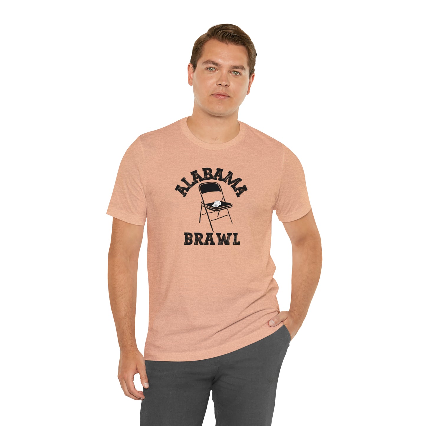 Folding Chair Fight Shirt, Alabama Brawl Shirt, Folding Chair Fight, A Mass Brawl Breaks Out On Alabama T-Shirt, T548