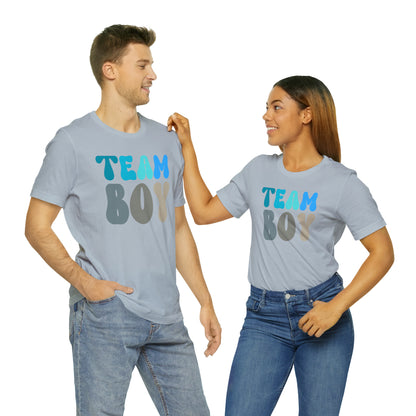 Cute Baby Announcement Shirt for Gender Reveal, Team Boy Shirt for Gender Reveal, Gender Announcement Gift for Her, T398