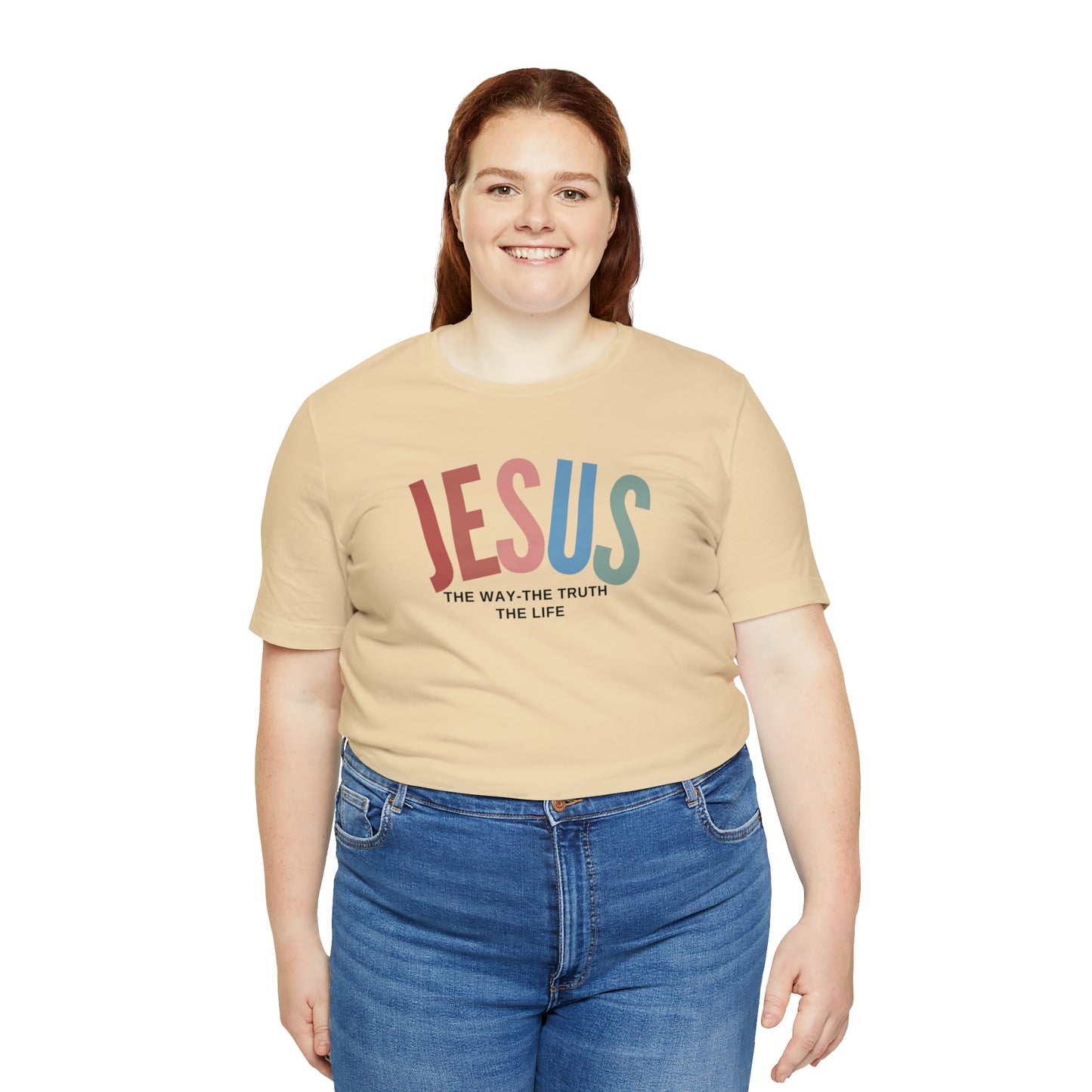 Jesus Tee for Christian Apparel, Jesus The Way The Truth The Life Shirt, Retro Christian Tshirt, T354