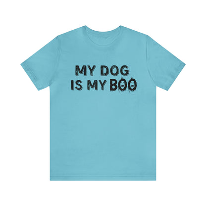 My Dog Is My Boo Shirt, Dog Lover Shirt, Spooky Dog Shirt Cute, Halloween Shirt for Dog Lovers, Dog Halloween Shirt, T828