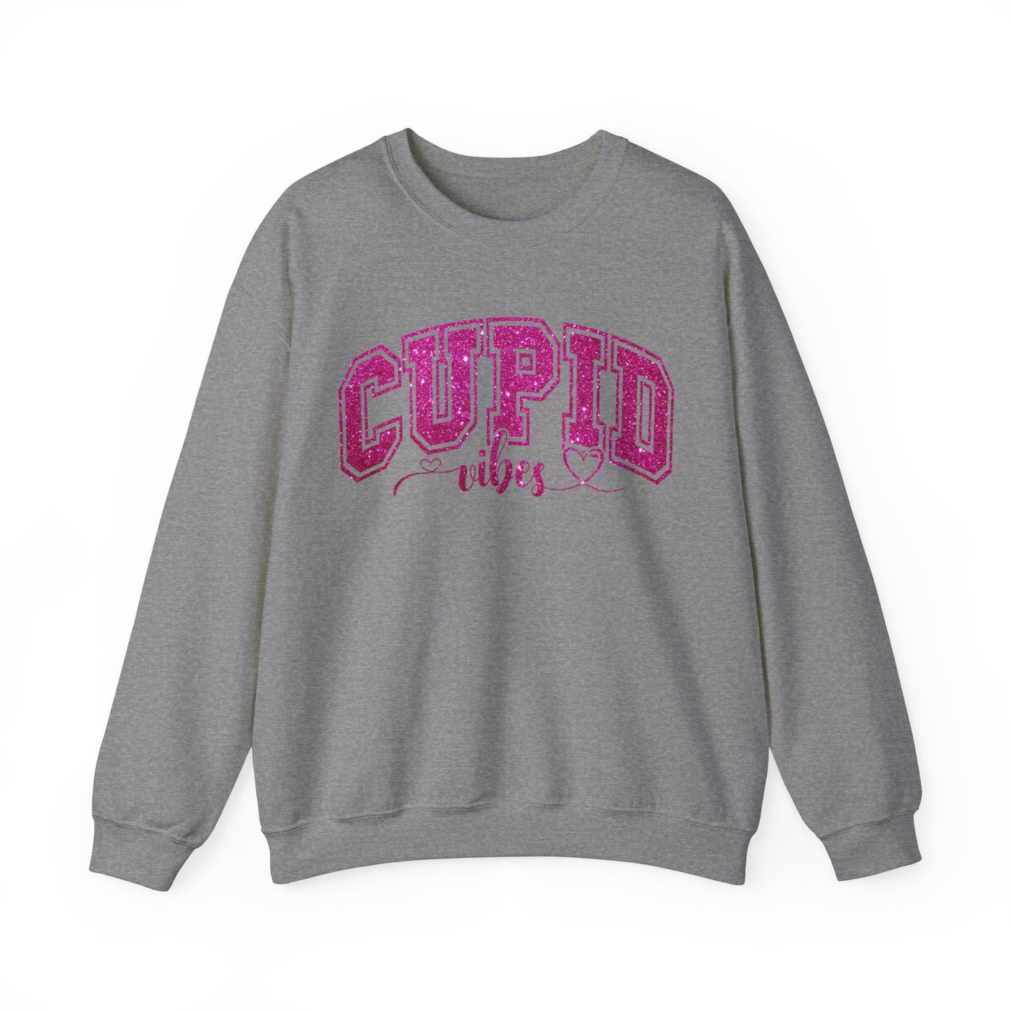 Cupid Vibes Sweatshirt, Gift for Girlfriend, Wife Gift, Happy Valentine's Day Sweatshirt, Cute Valentines Era Sweatshirt, S1143