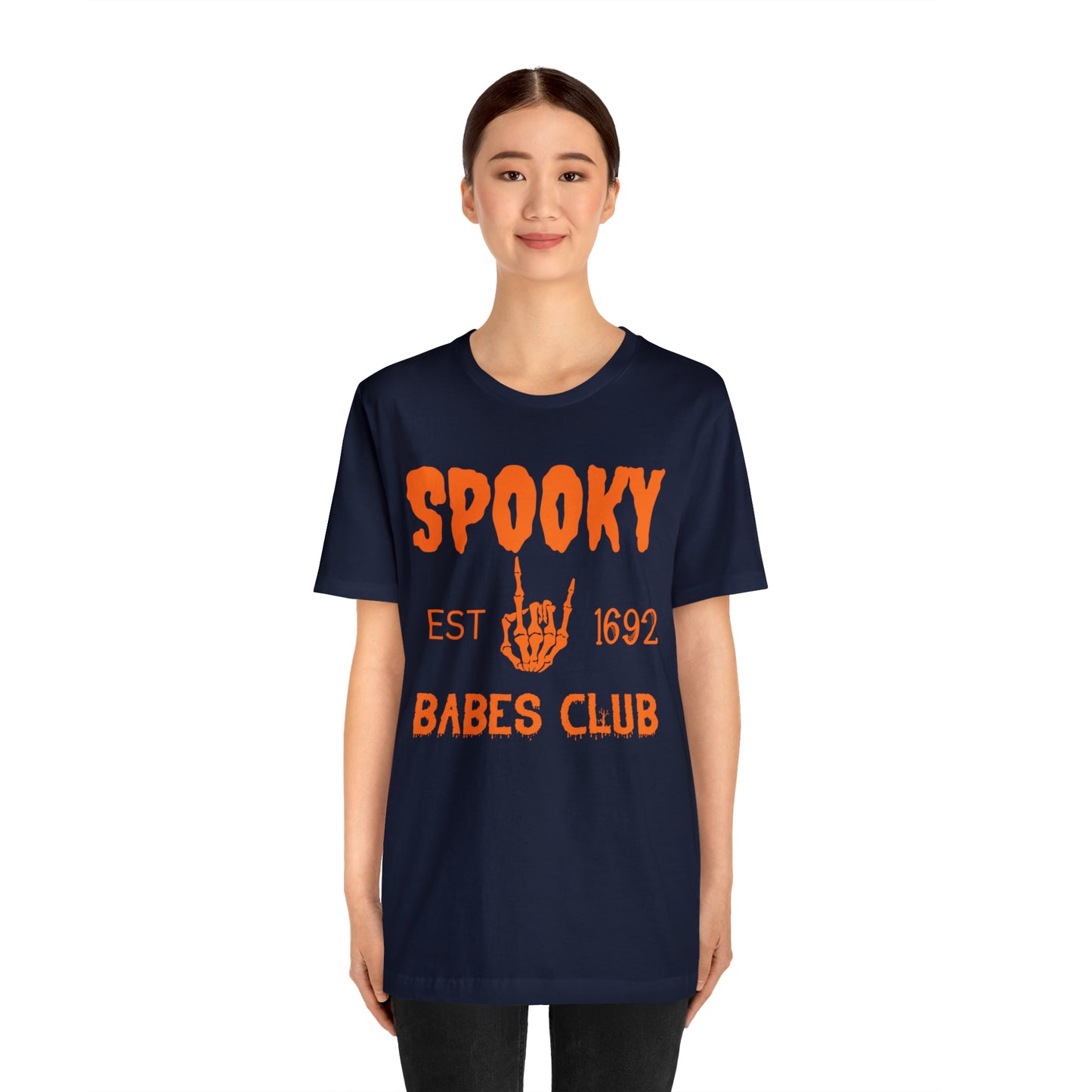 Spooky Skeleton Halloween Shirt, Fall Shirts for Women, Vintage Halloweem Sweatshirt, T599