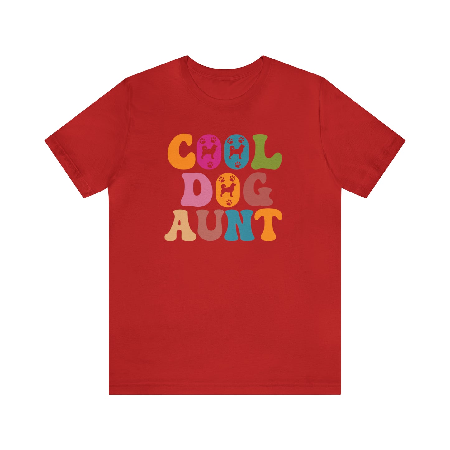 Cool Dog Aunt Shirt for Women, Dog Aunt Gift for Animal Lover, Dog Auntie Tee for Aunt, Funny Dog Lover Tee, T569