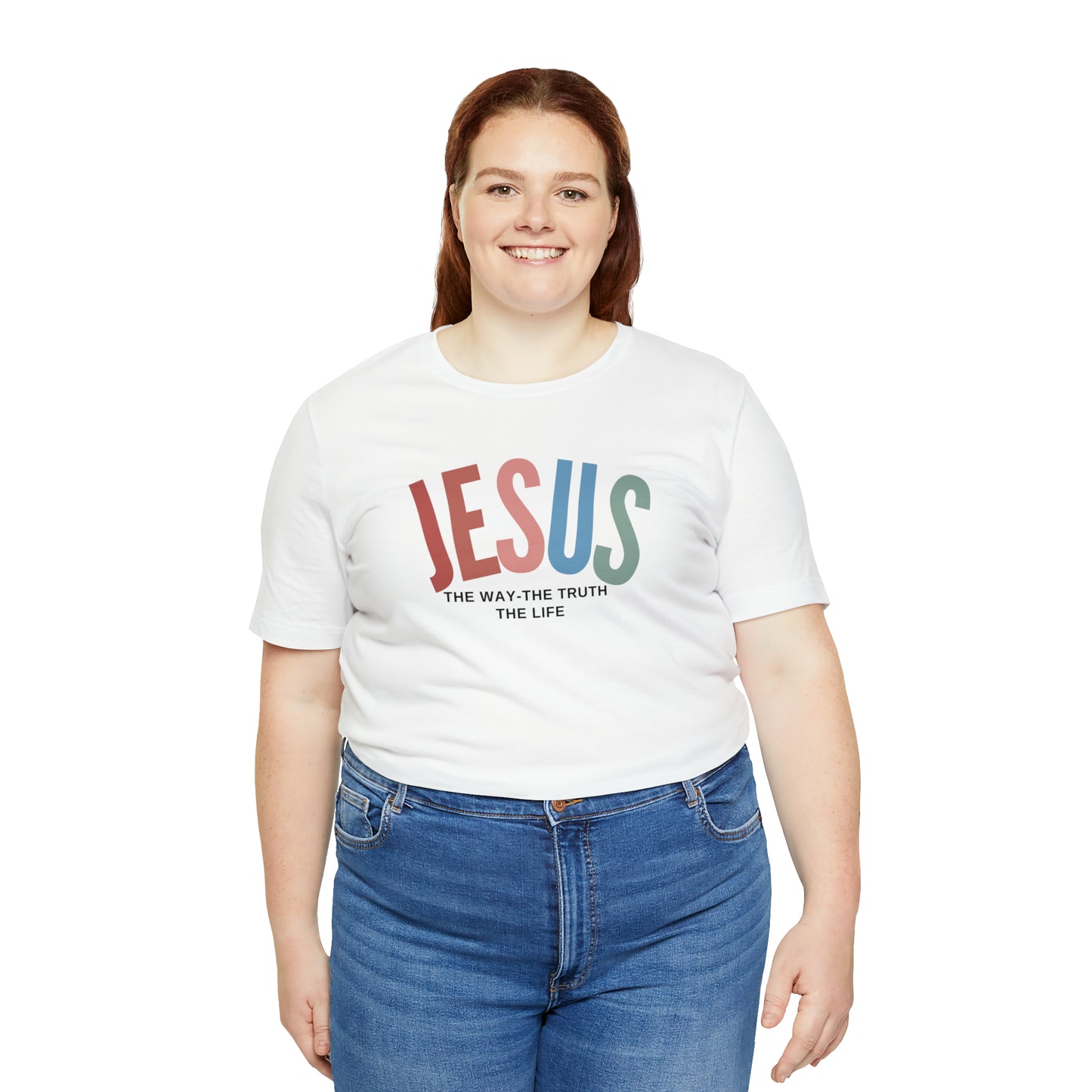 Jesus Tee for Christian Apparel, Jesus The Way The Truth The Life Shirt, Retro Christian Tshirt, T354