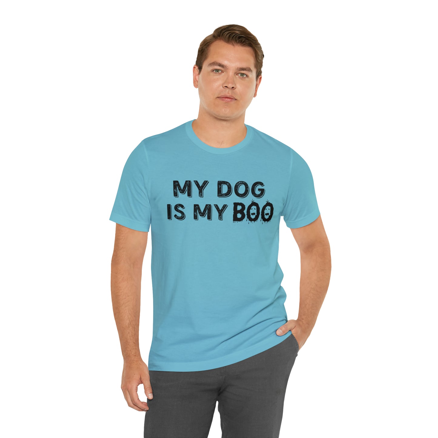 My Dog Is My Boo Shirt, Dog Lover Shirt, Spooky Dog Shirt Cute, Halloween Shirt for Dog Lovers, Dog Halloween Shirt, T828