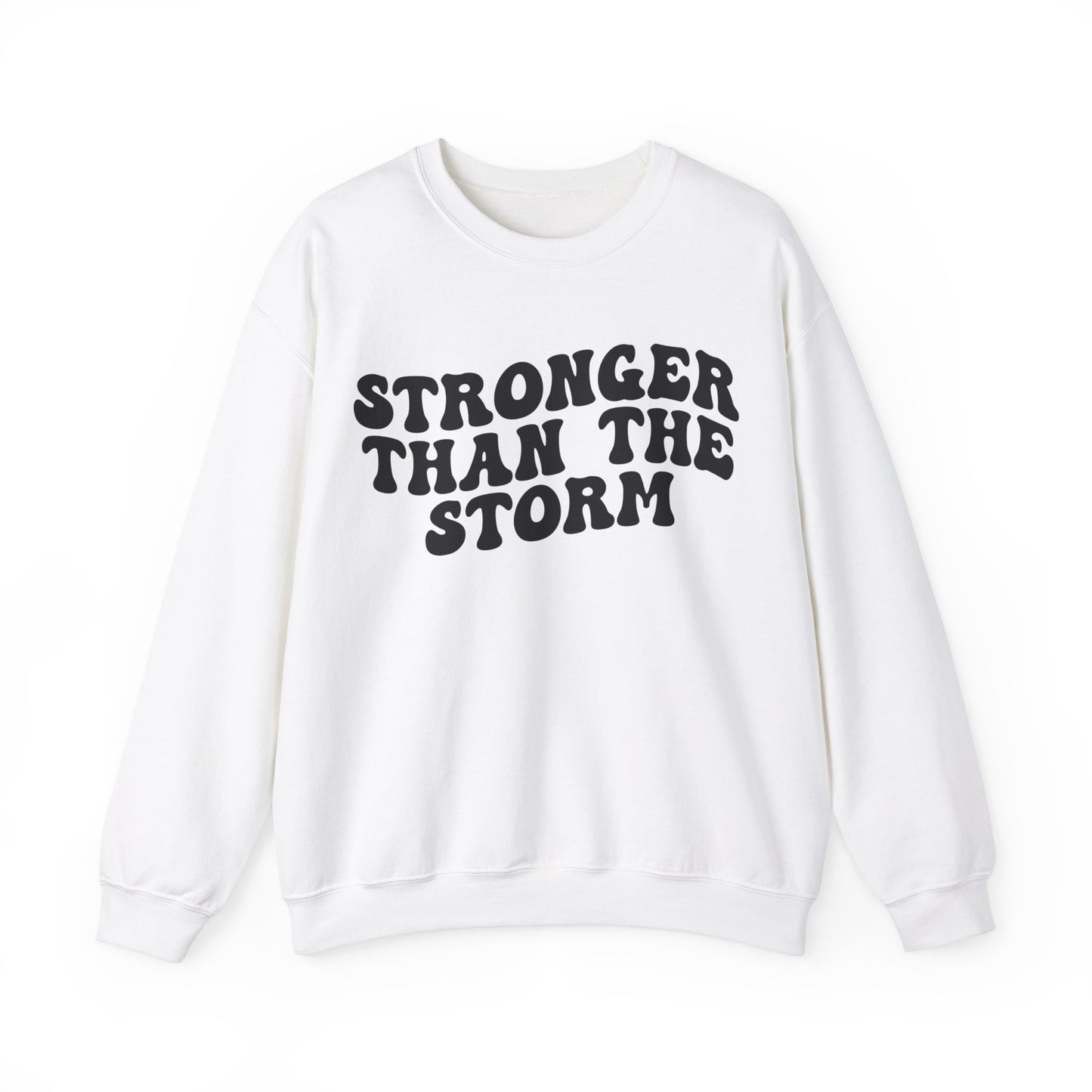 Stronger Than The Storm Sweatshirt, Godly Woman Sweatshirt, Religious Women Sweatshirt, Shirt for Women, Jesus Lover Sweatshirt, S1228