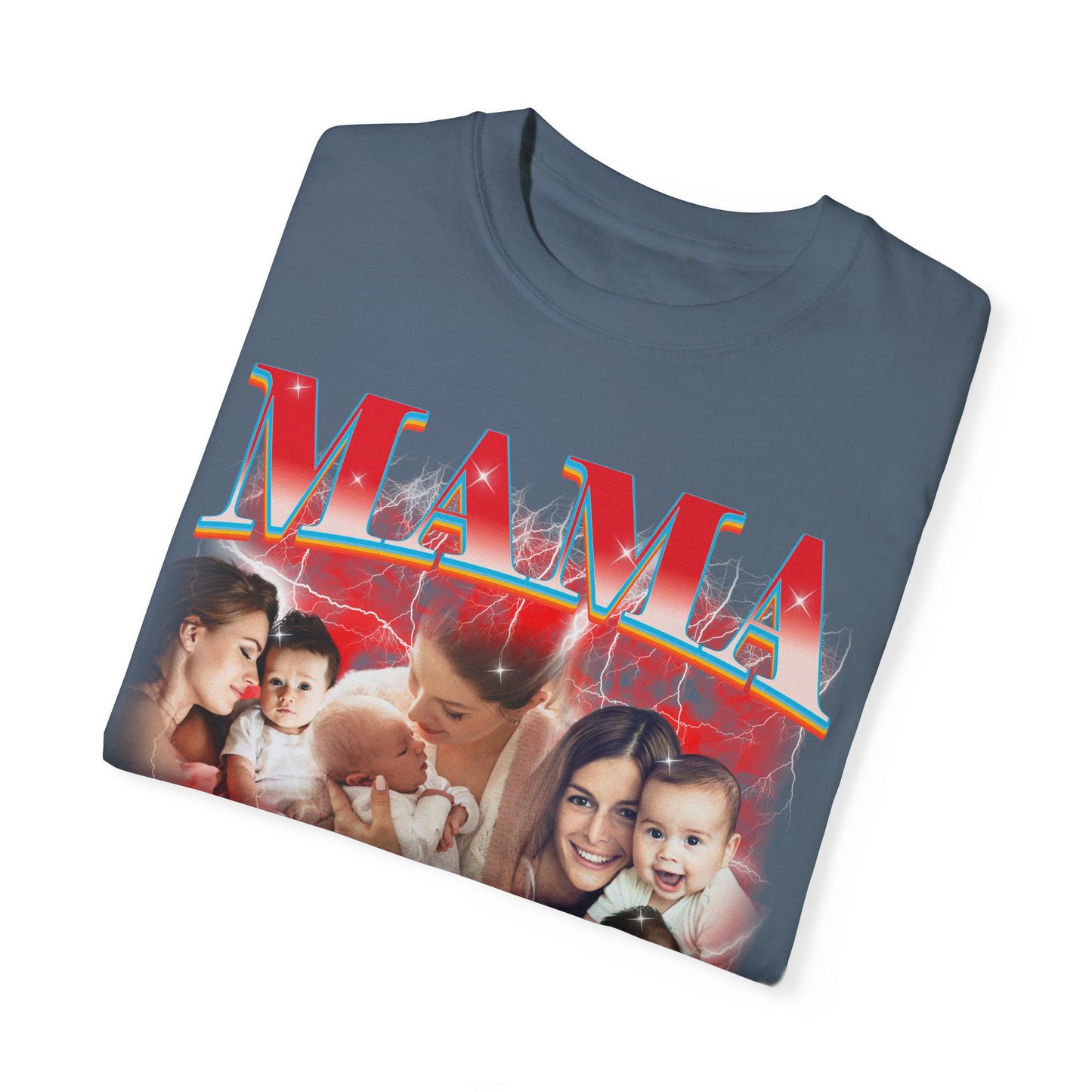 Custom Bootleg Rap Mama Shirt, Custom Photo Mama Shirt, Mom Shirt With Kid Face Photos, Custom Mom Tee, Personalized Mom Gifts,  CC1625