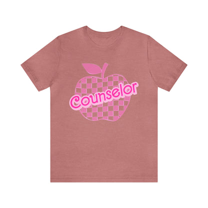 Counselor Shirt, Counselor Appreciation, Counselor Shirts Pink Trendy, School Psychologist T shirt Retro Cute Elementary, T843