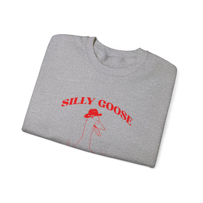 Silly Goose On The Loose Sweatshirt, Silly Goose Club Shirt Silly Joke Sweatshirt, Funny Goose Sweatshirt Funny University Sweatshirt, S1643