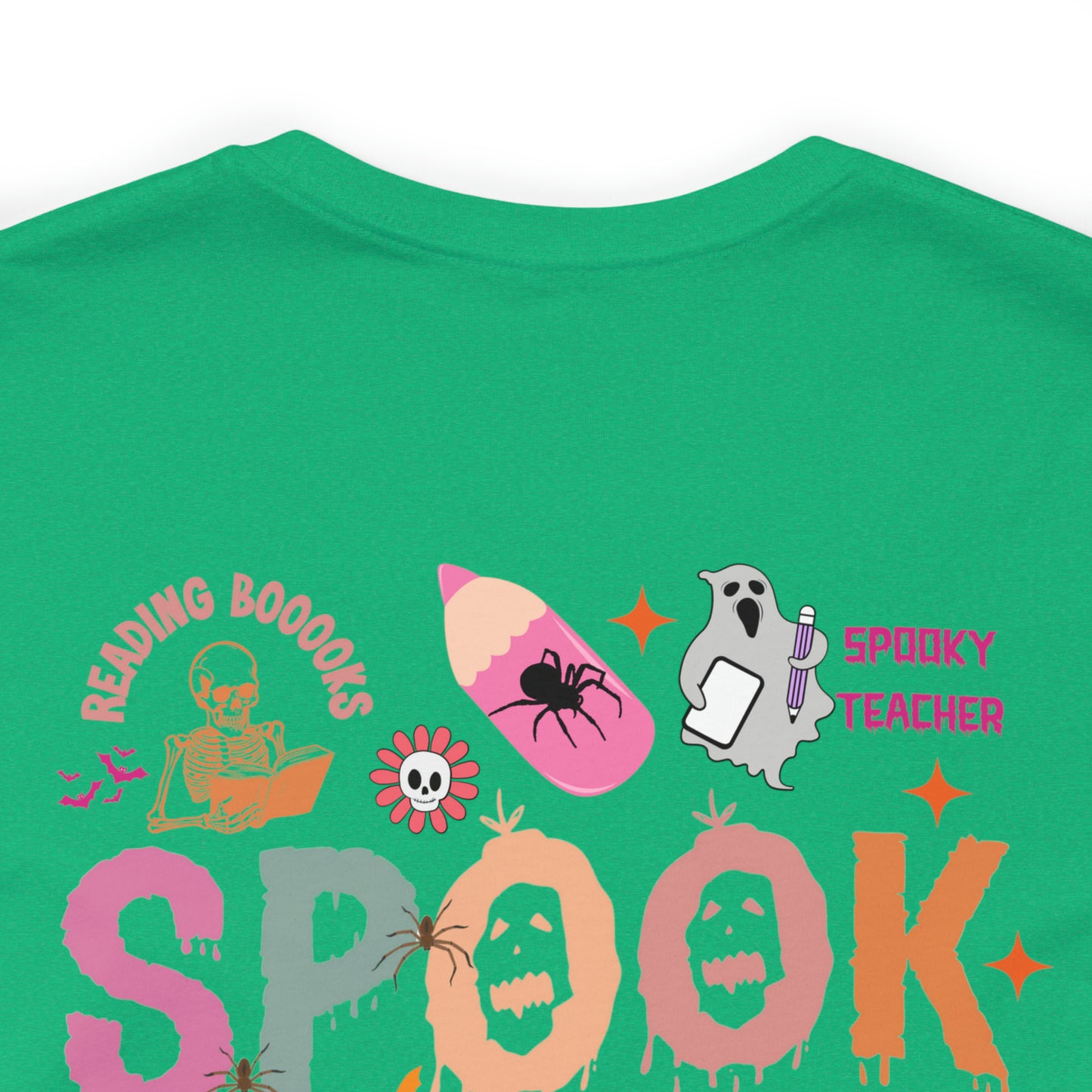 Spooktacular Teacher Shirt, Cute Ghost Teacher Halloween Shirt, Teacher Halloween Shirt, Teacher Halloween Gift, T617
