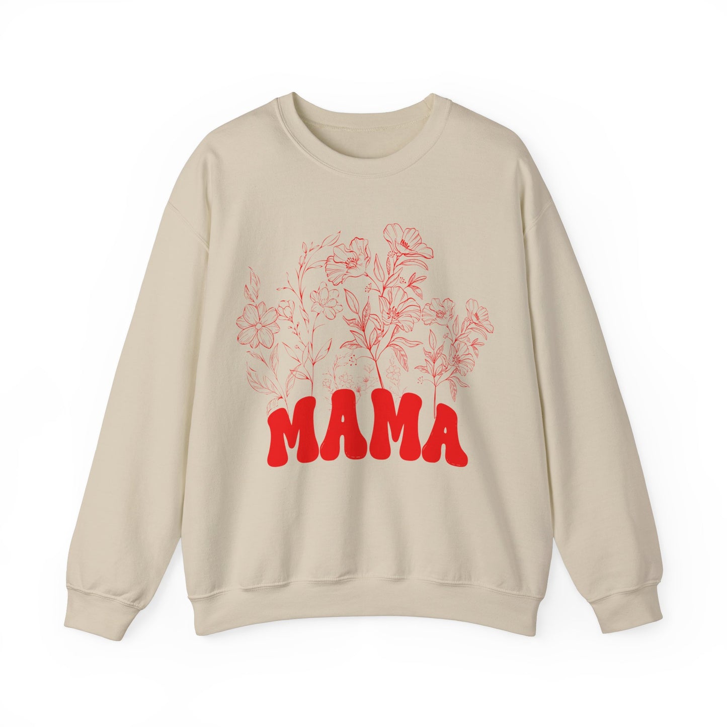 Wildflowers Mama Sweatshirt, Mama Sweatshirt, Retro Mom Sweatshirt, Mother's Day Gift, Flower Shirts for Women, Floral New Mom Gift, S1592