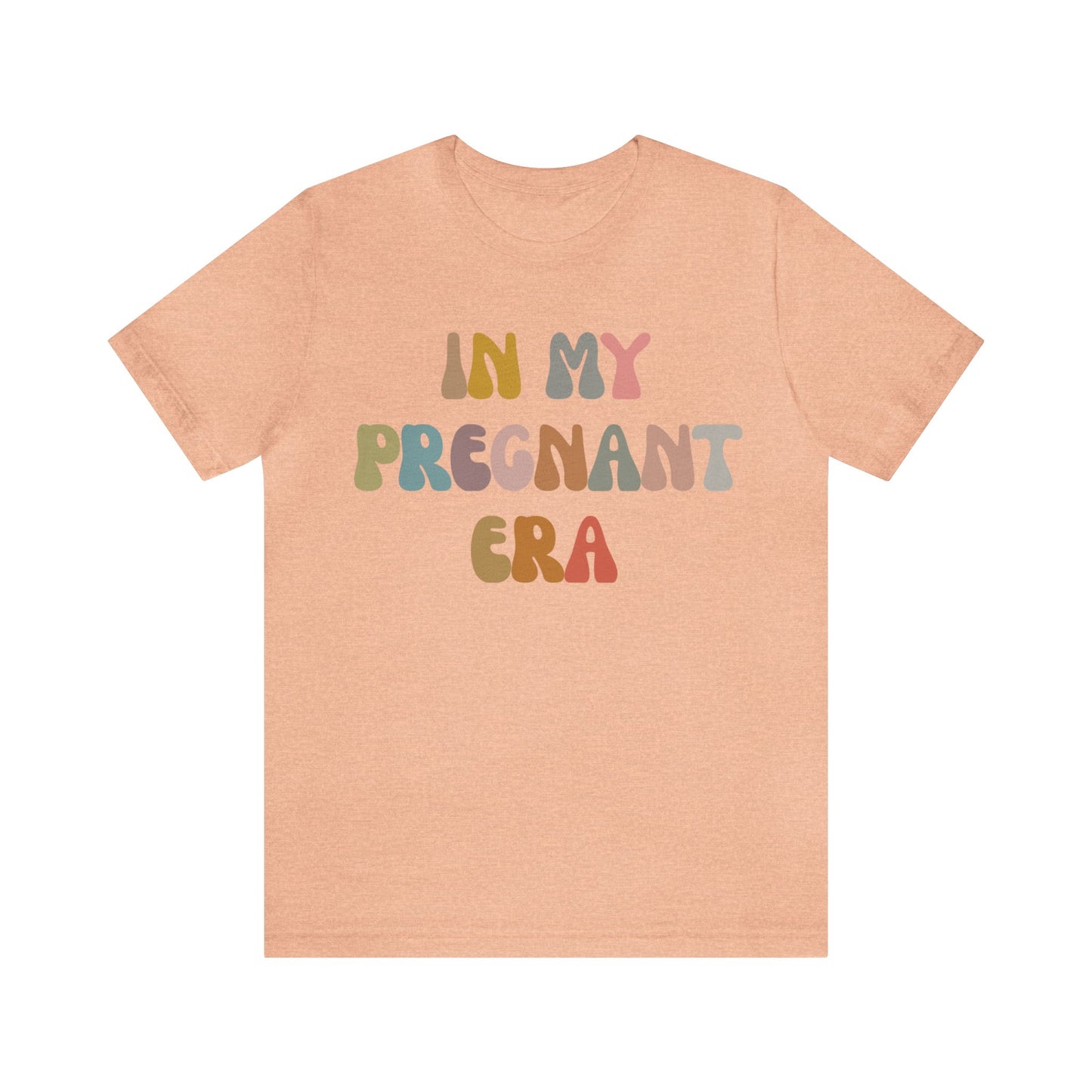 In My Pregnant Era Shirt, Pregnancy Reveal Shirt, New Mom Shirt, Mother's Day Shirt, Baby Announcement Shirt, Gift For Pregnant Mom, T1403