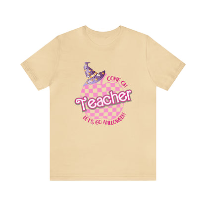 Come On Let's Go Halloween Shirt, Trendy Teacher shirt, Retro Back to school, Teacher Halloween gift shirt , T726