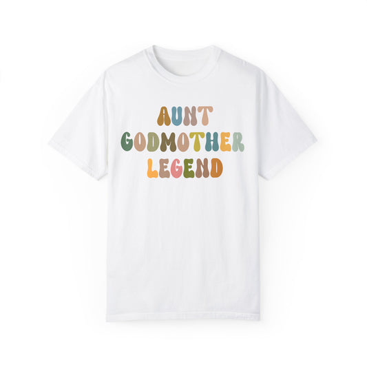 Aunt Godmother Legend Shirt for Aunt, Cute Godmother Gift from Goddaughter, Godmother Proposal, Retro Godmother Gift for Baptism, CC1033