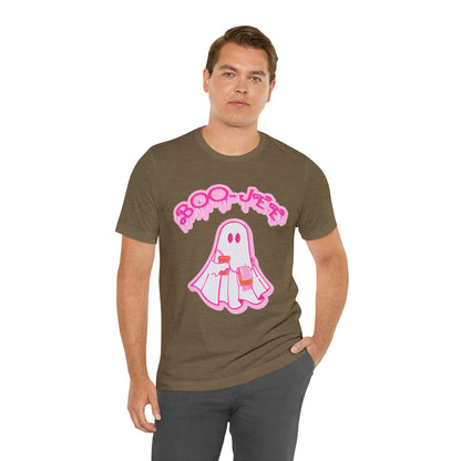 Boo Jee Shirt, Pink Ghost Boo Jee Shirt, Spooky Ghost Shirt, Spooky Season Ghost Shirt, Spooky Vibes Shirt, Halloween Ghost Shirt, T835