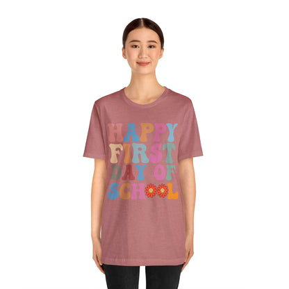 First Day of Class Shirt, Happy First Day Of School Shirt, Back To School Shirt, Retro Teacher Shirt, T501