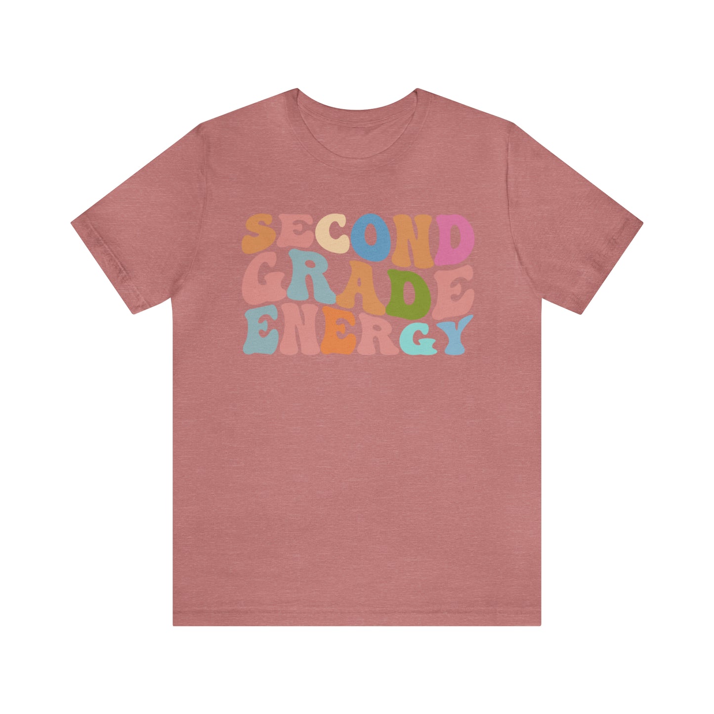 Cute Teacher Shirt, Second Grade Energy Shirt, Shirt for Second Grade, Teacher Appreciation Shirt, Best Teacher Shirt, T496