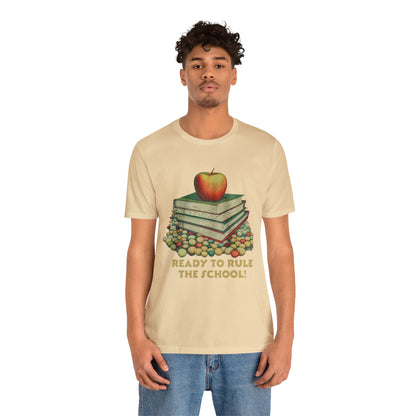 Back to school shirt funny for student - Ready to rule the school, T152