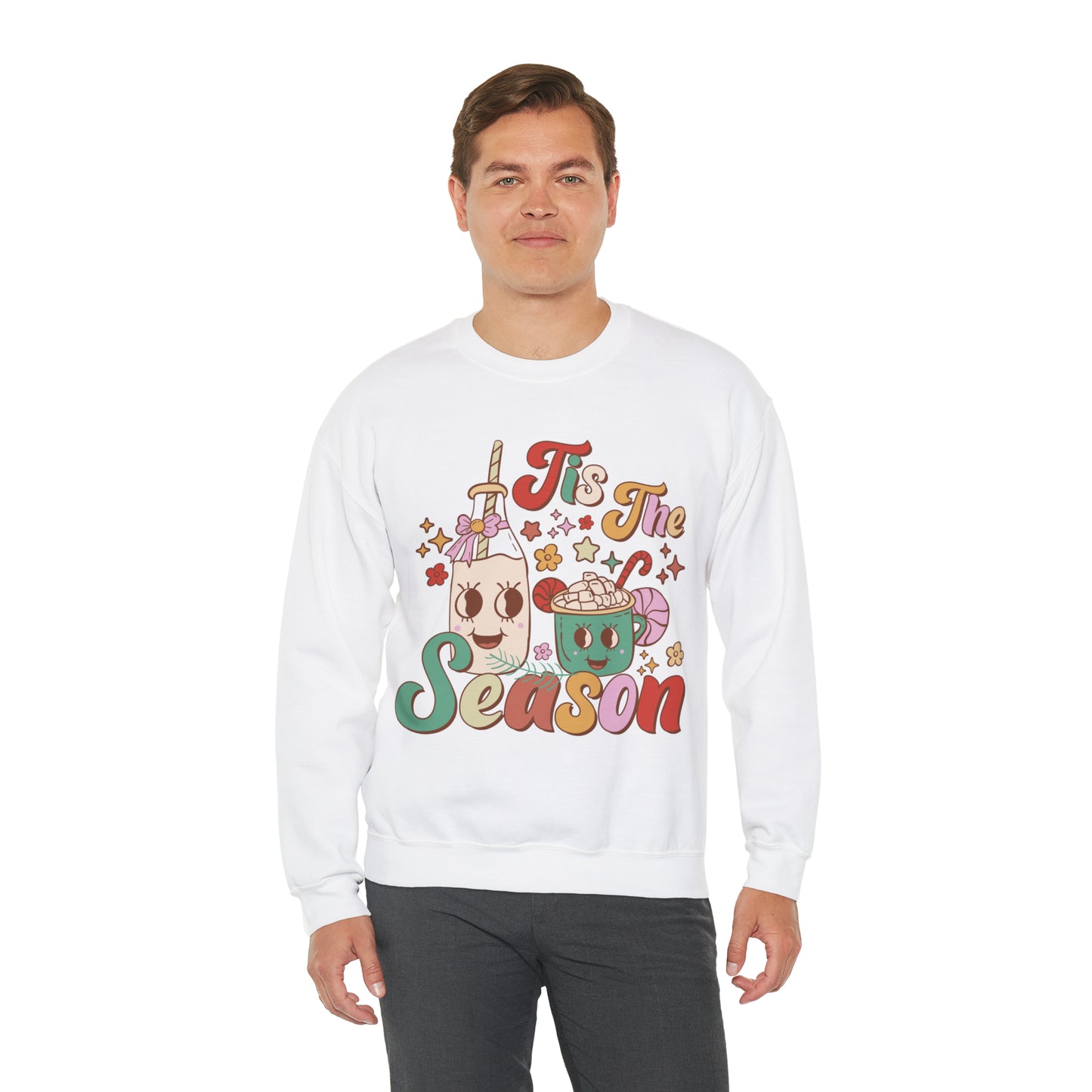 Christmas Tis The Season Sweatshirt, Merry Christmas Shirt, Christmas Tree Sweater, Christmas Tree shirt, Christmas Cake Sweatshirt, S890