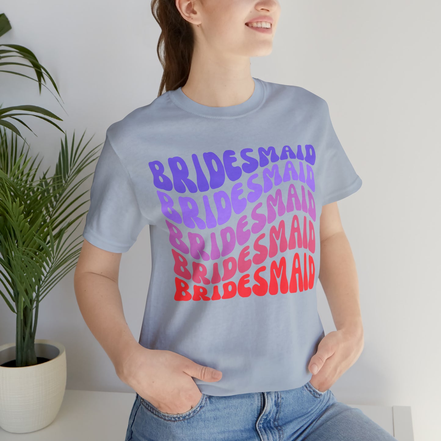 Retro Bridesmaid TShirt, Bridesmaid Shirt for Women, T287