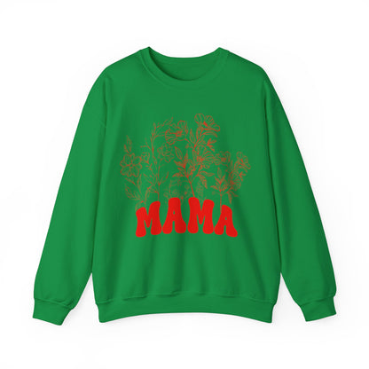 Wildflowers Mama Sweatshirt, Mama Sweatshirt, Retro Mom Sweatshirt, Mother's Day Gift, Flower Shirts for Women, Floral New Mom Gift, S1592