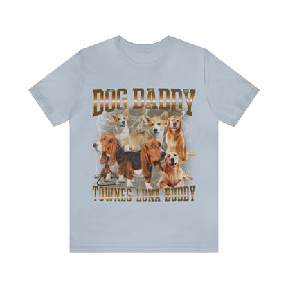 Retro Custom Bootleg Dog Daddy Shirt, Retro Custom Bootleg Rap Tee Dog, Custom Rap Tee Cat Lover, Vintage Graphic 90s Tshirt, Dog dad, T1417