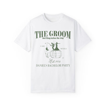 The Groom Bachelor Party Shirts, Last Fling Before The Ring Groom Shirt, Group Bachelor Shirt, Fishing Bachelor Party Shirt, 20 CC1604